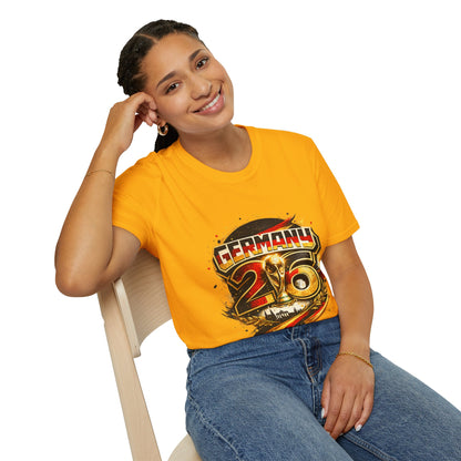 Germany 26 Skull Graphic T‑Shirt — Retro Soccer Fan Tee