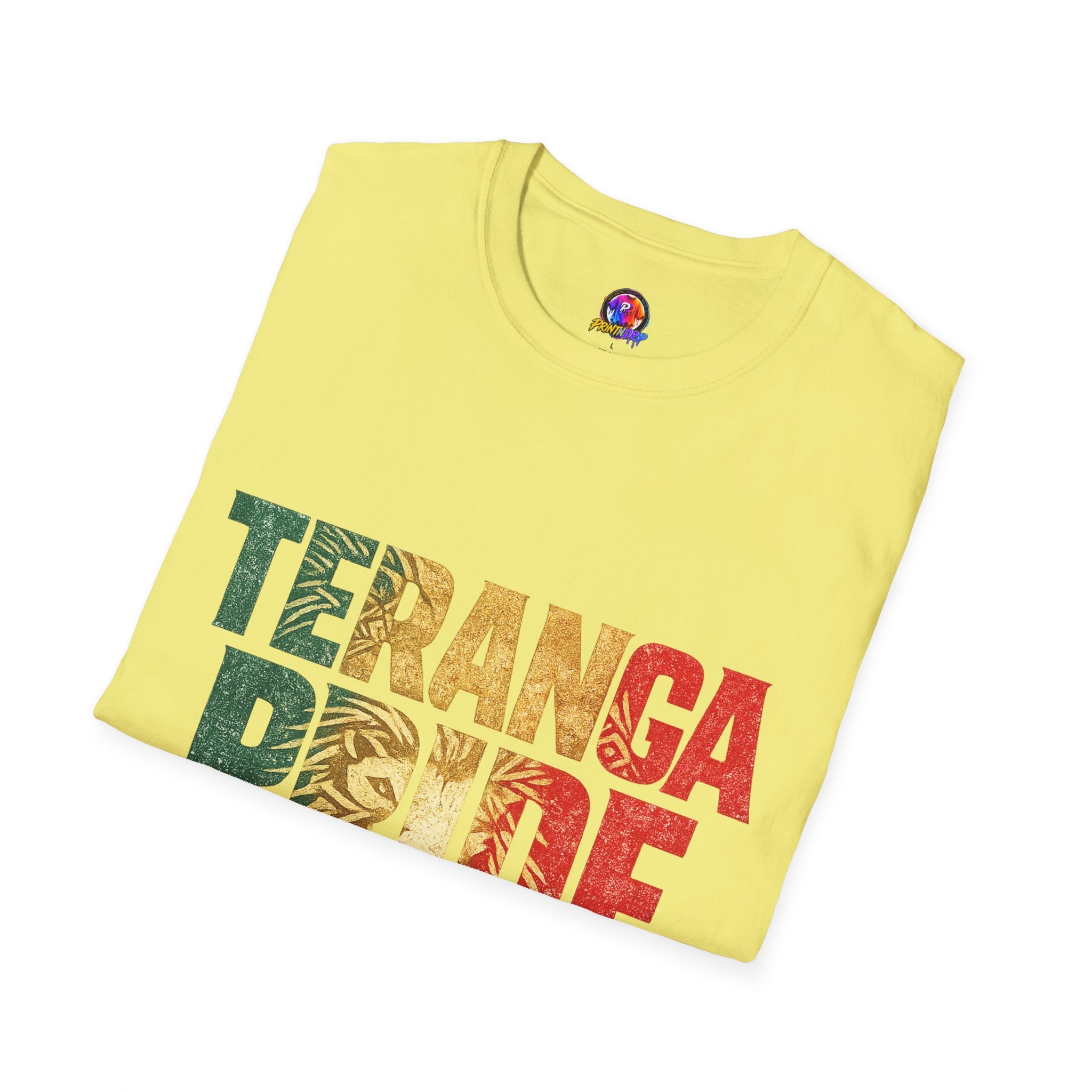 Senegal Teranga Pride T-Shirt — Senegal Flag Colors & Lion Graphic