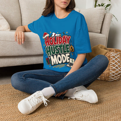 Holiday Hustle Mode T-Shirt — Funny Christmas Graphic Tee