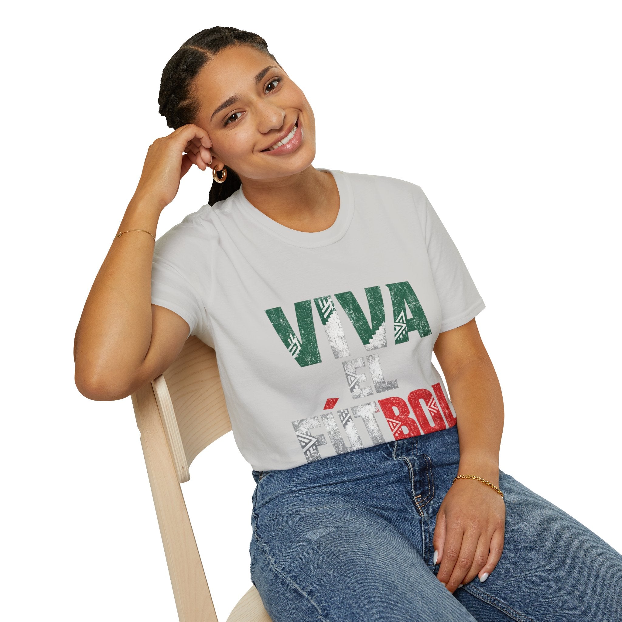 Mexico T-Shirt — "Viva El Fútbol" Mexican Soccer Graphic Tee