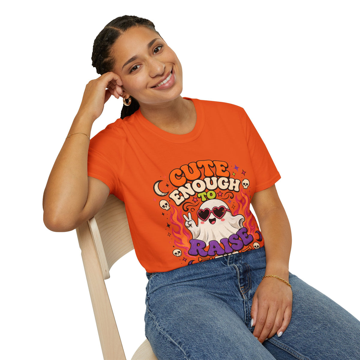 Halloween Cute Enough Unisex Softstyle T-Shirt