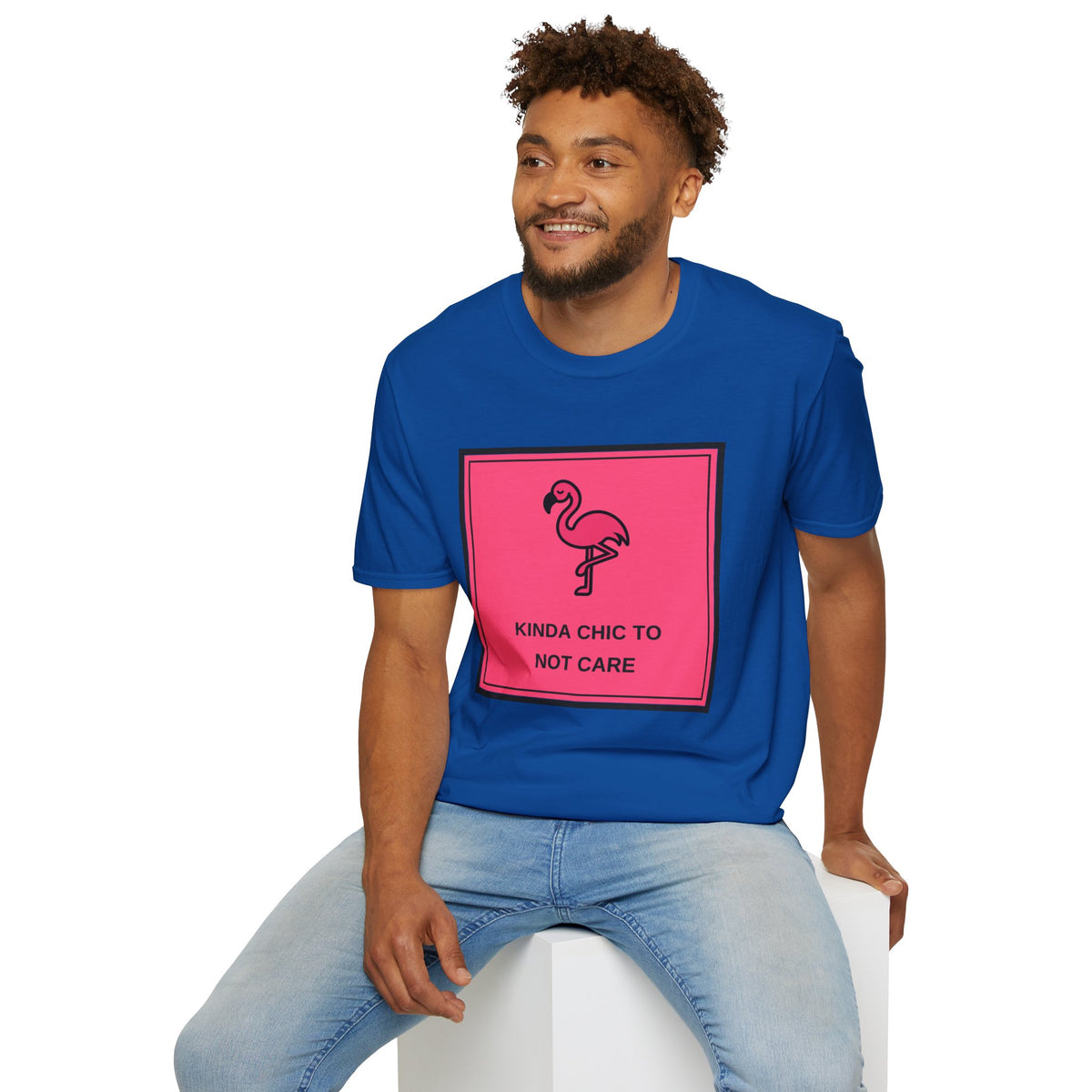 Flamingo 'Kinda Chic To Not Care' Graphic T-Shirt - Trending Now - August 2026