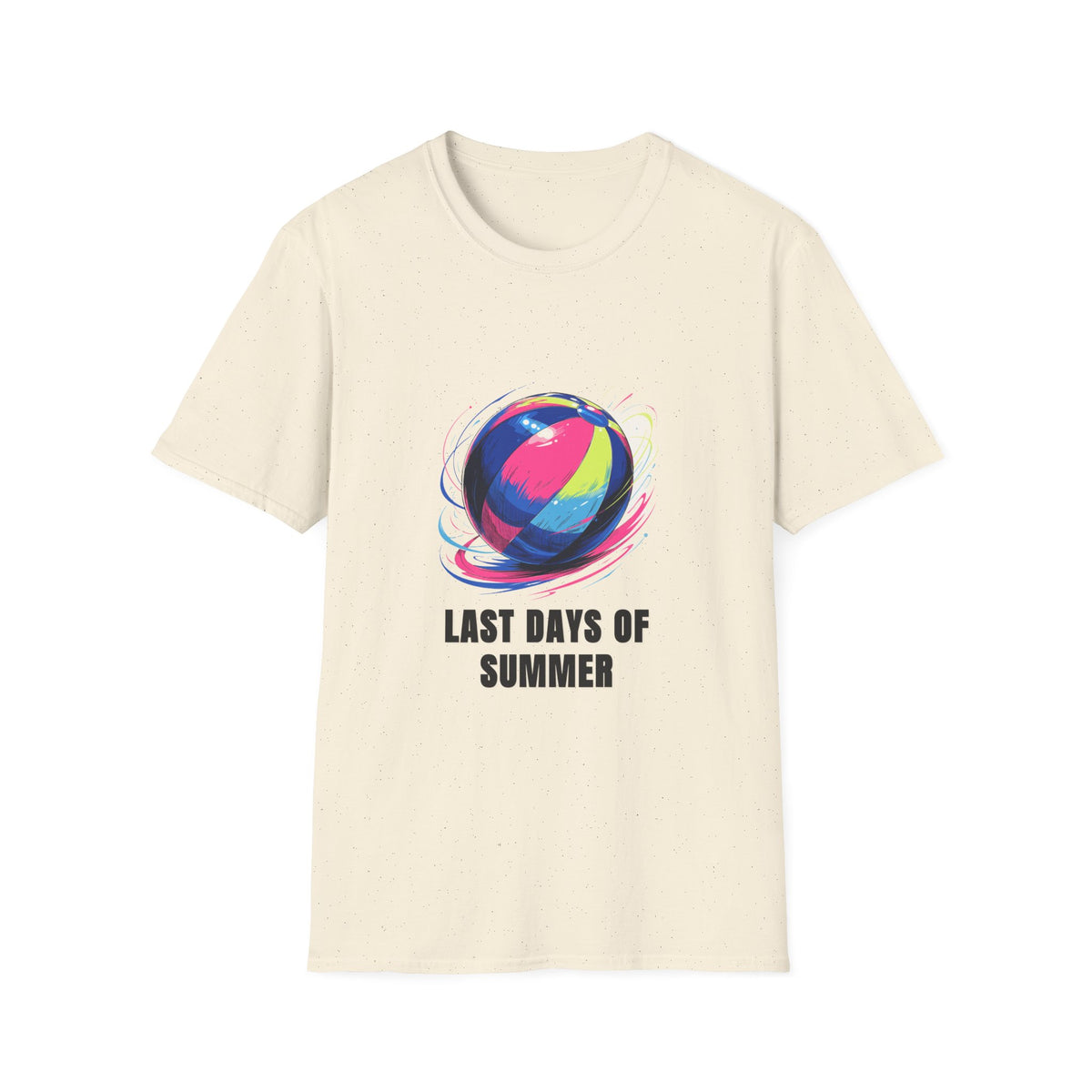 Last Days of Summer T-Shirt — Colorful Beach Ball Graphic Tee - Trending Now - August 2026