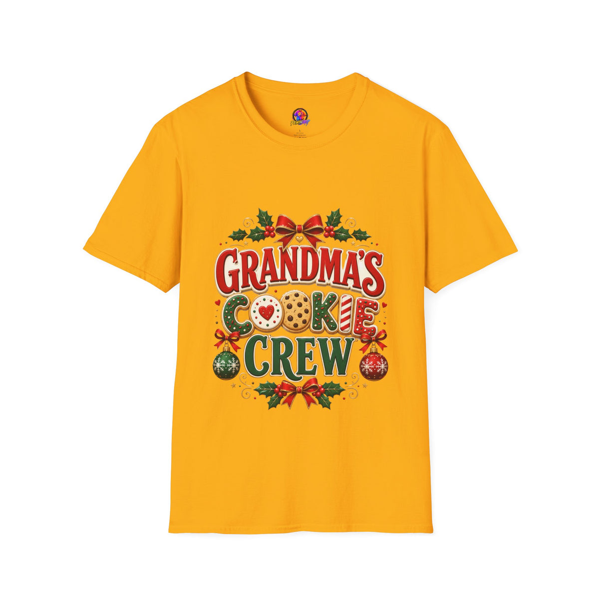 Grandma's Cookie Crew T-Shirt — Festive Christmas Baking Tee