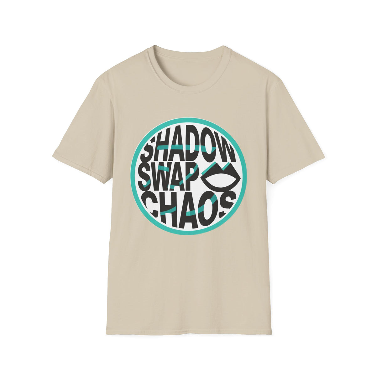 Shadow Swap Chaos T-Shirt — Retro Circular Surf/Skate Graphic Tee - Trending Now - August 2026