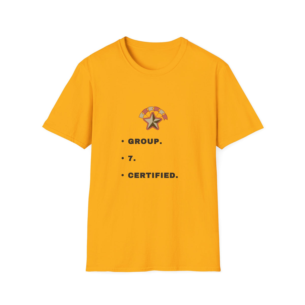 Group Certified T‑Shirt — Military Star Emblem Tee - Trending Now - September 2026