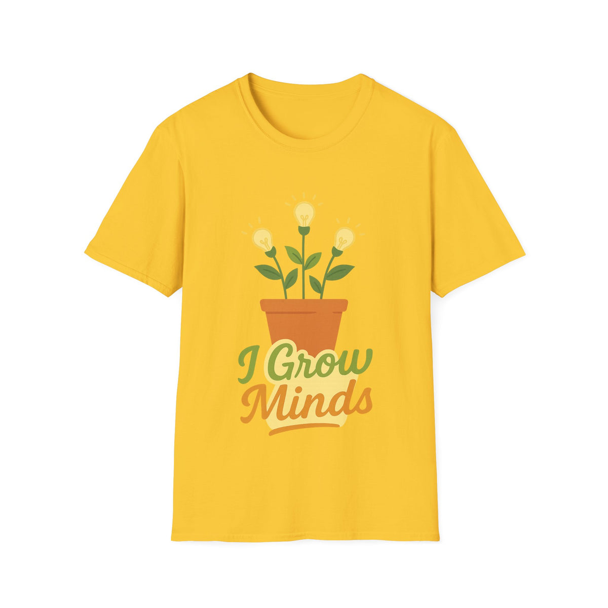 "I Grow Minds" Botanical Teacher Tee | Cute Flower Graphic T-Shirt - Trending Now - September 2026
