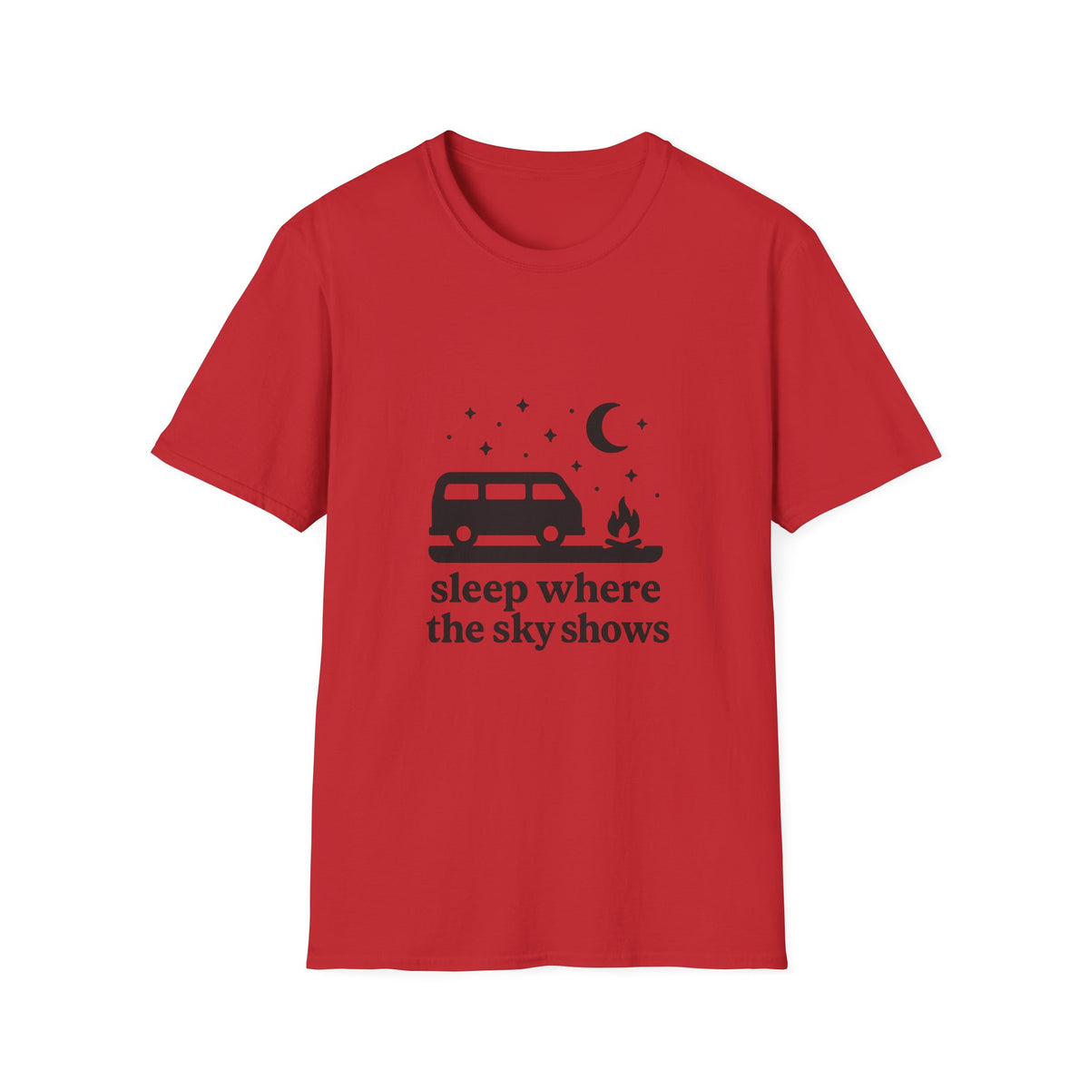 Retro Camper Night Sky T-Shirt - Trending Now - August 2026