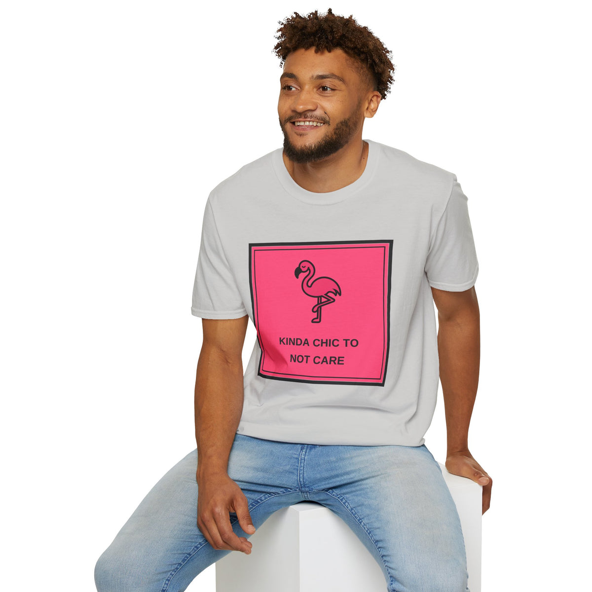 Flamingo 'Kinda Chic To Not Care' Graphic T-Shirt - Trending Now - August 2026