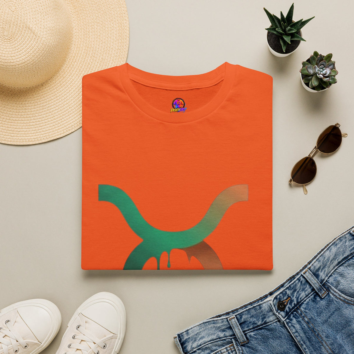 Taurus Abstract Drip Logo T-Shirt