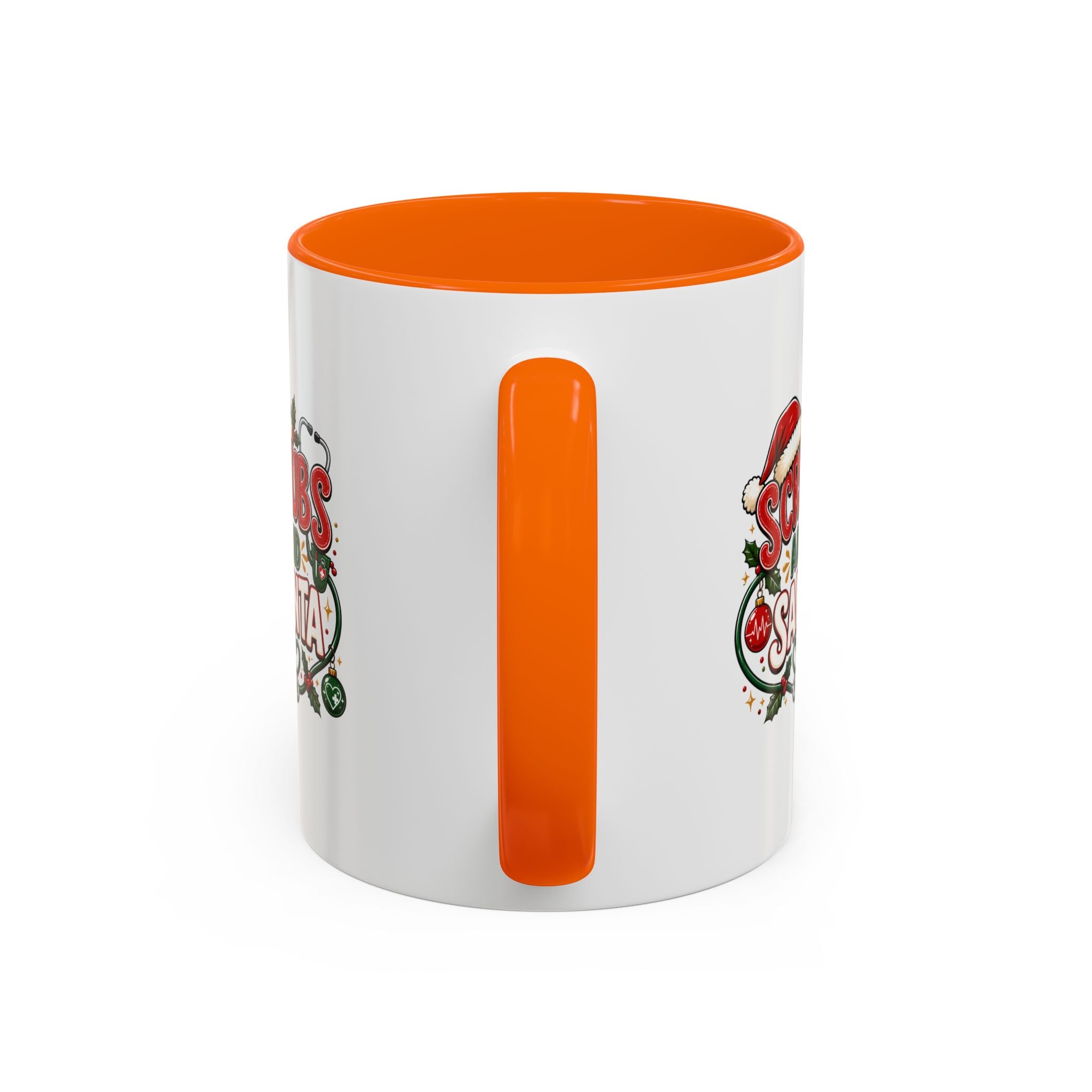 Coffee Mug — "Scrubs and Santa" Christmas Nurse Mug