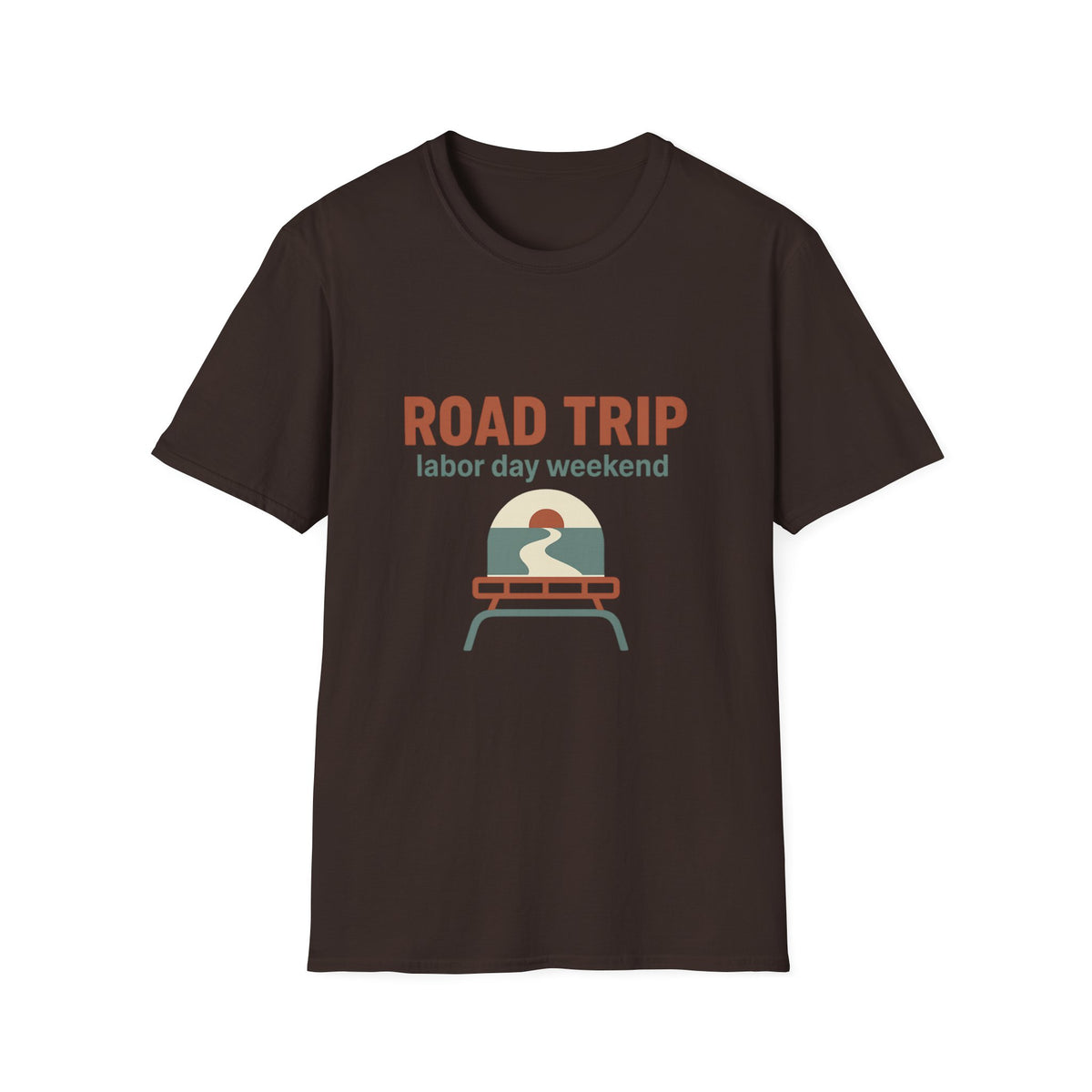 Road Trip Labor Day Weekend T-Shirt — Vintage Camper Travel Tee - Trending Now - August 2026