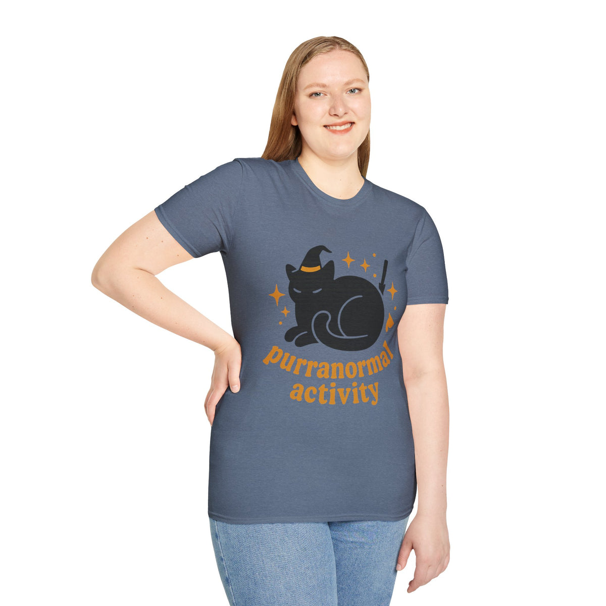 Paranormal Activity Circle T-Shirt — Cute Retro Ghost & Stars Tee - Trending Now - August 2026