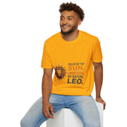 Leo Zodiac T-Shirt — "Ruled by the Sun. Ambitious by Nature. LEO."