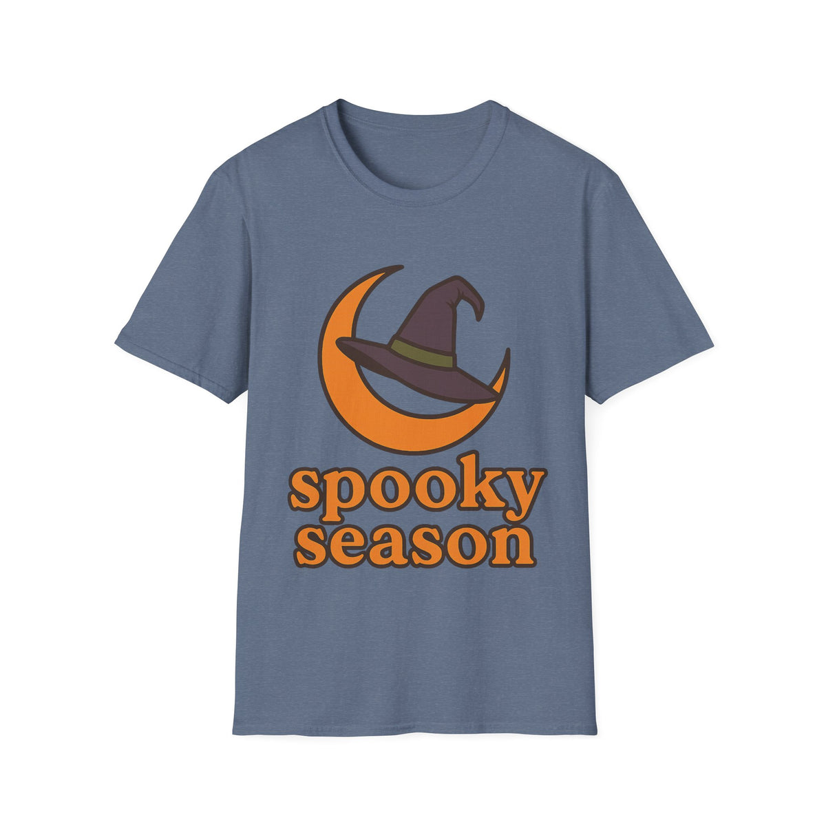 Spooky Season T-Shirt — Witch Hat & Moon Halloween Tee - Trending Now - August 2026