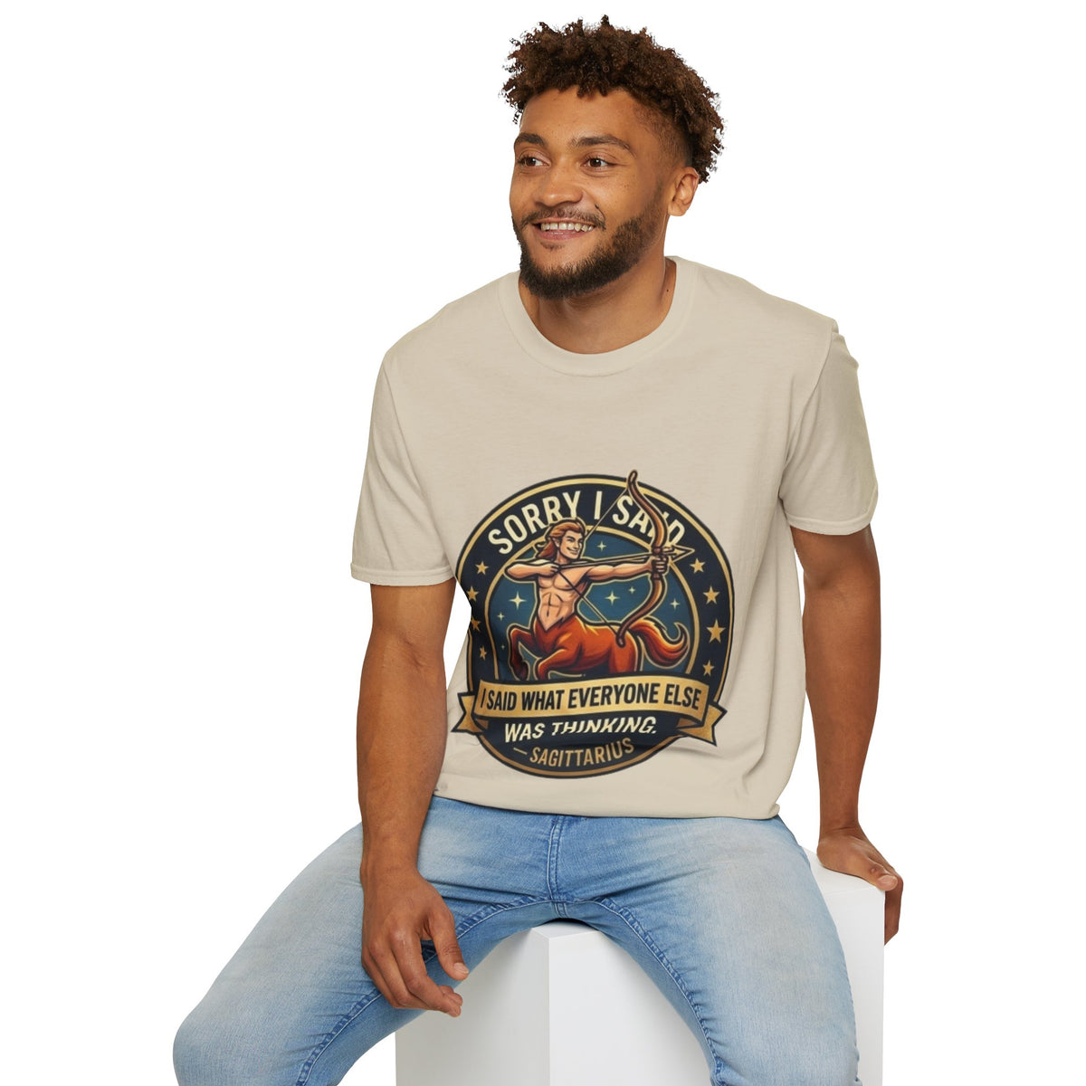 Sagittarius T-Shirt "Sorry I Said What Everyone Else Was Thinking" – Zodiac Archer Graphic Tee