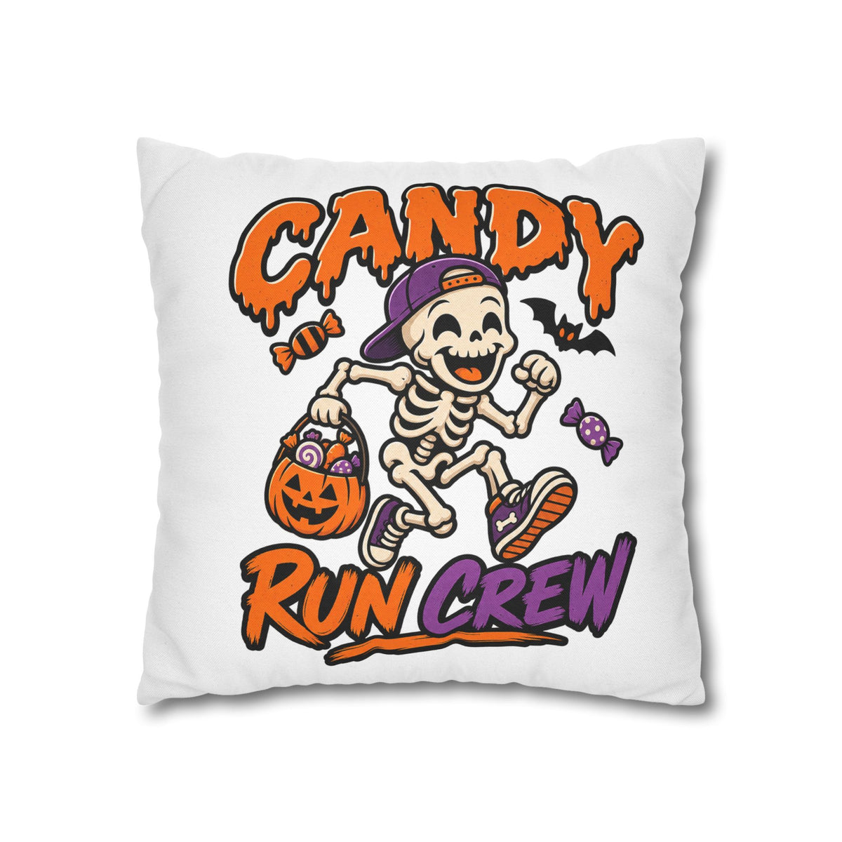 Candy Run Crew Halloween Pillowcase