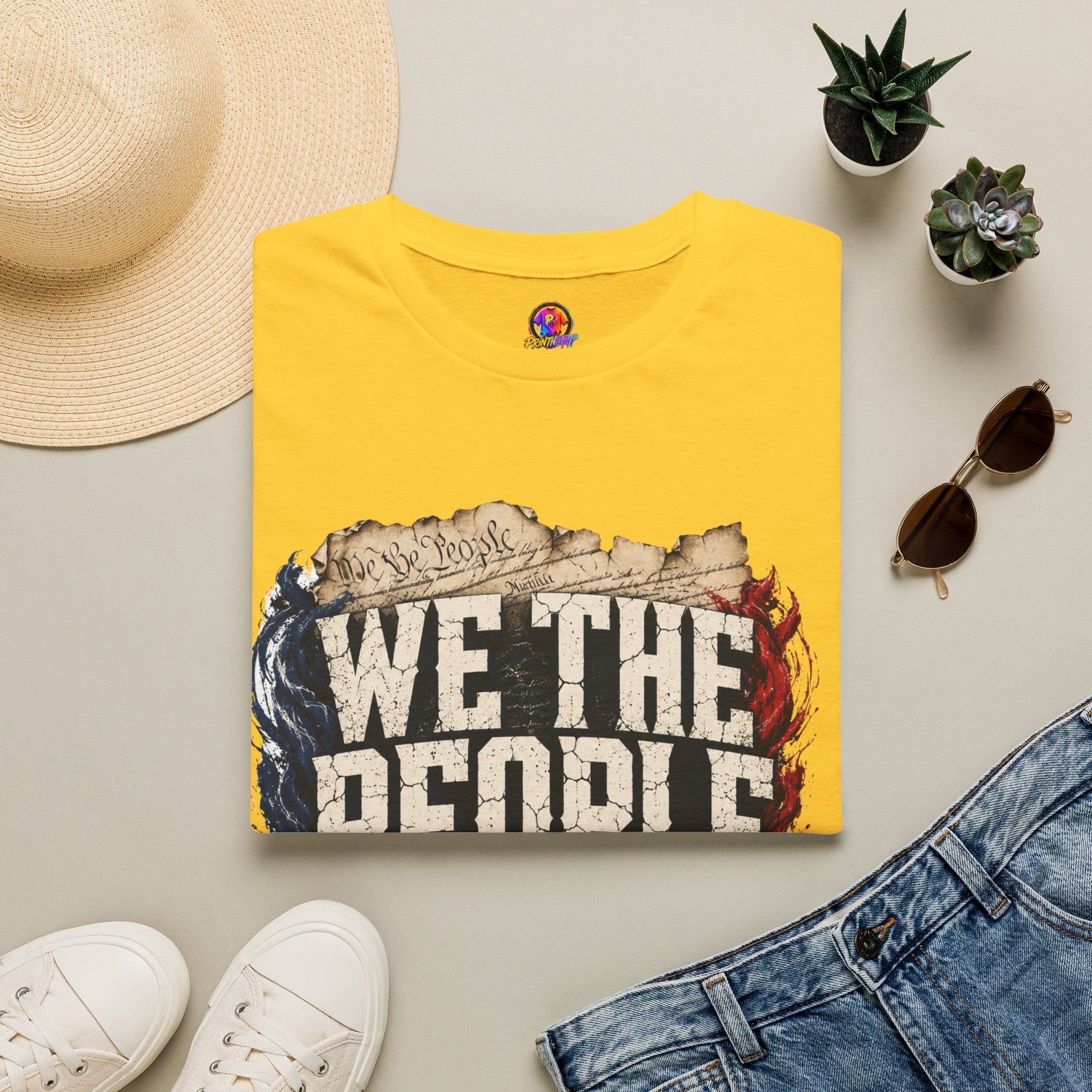 We The People T‑Shirt — Patriotic Americana Tee with ‘We The People’ Design