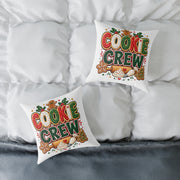 Christmas Cookie Crew Holiday Pillow — Festive Christmas Baking Decor