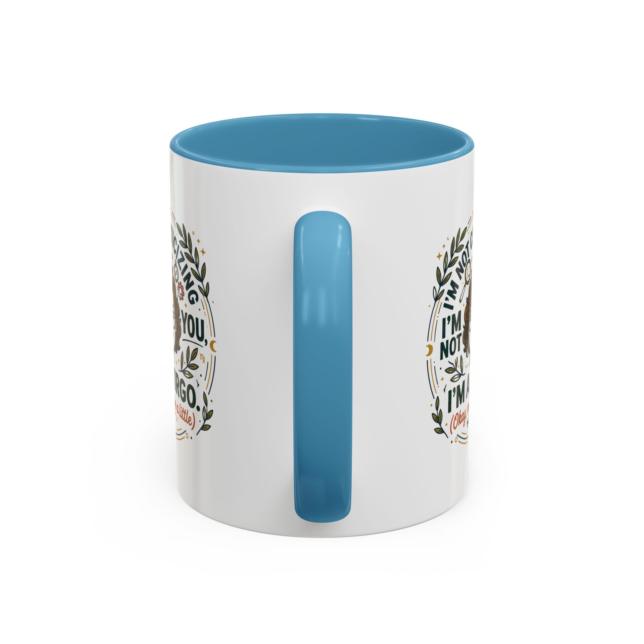 Virgo Coffee Mug - "I'm Not Criticizing, I'm a Virgo" Accent Ceramic Mug (11/15oz)