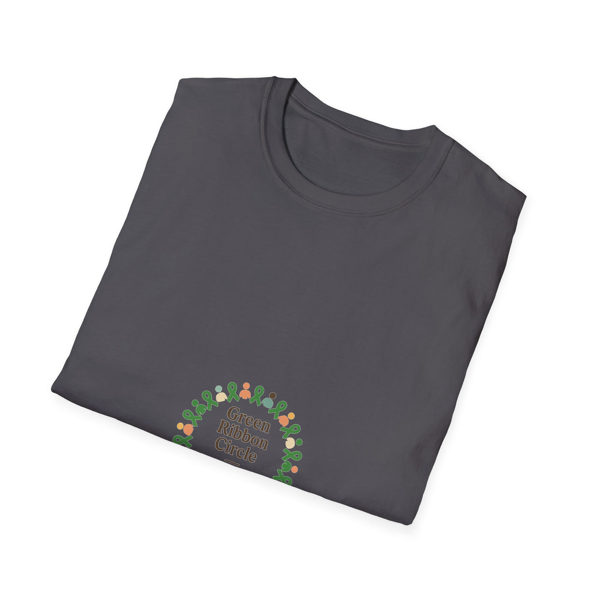 Green Ribbon Circle T-Shirt — Awareness Support Tee - Trending Now - October 2026
