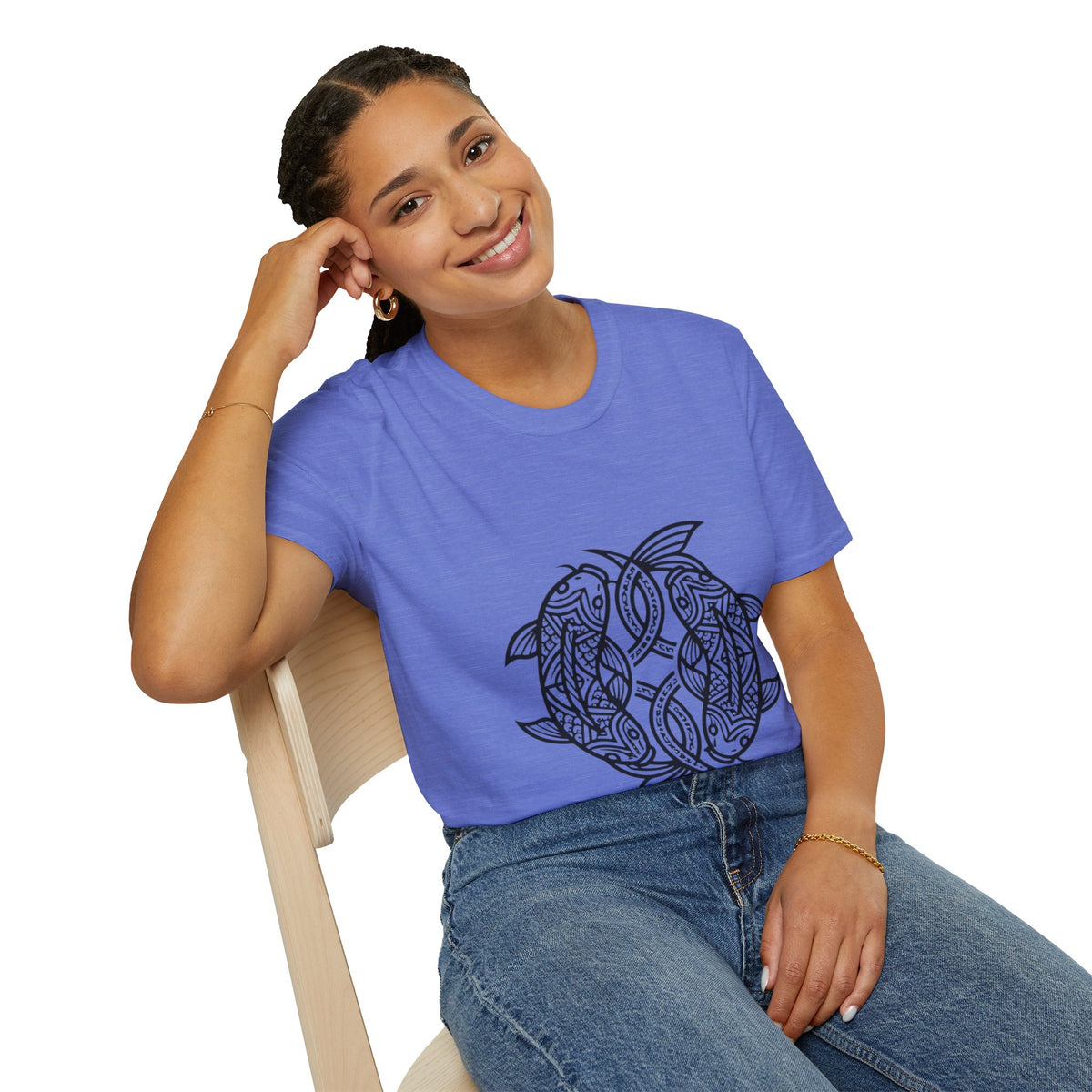 T-Shirt — Intricate Tribal Turtle Line Art Graphic Tee