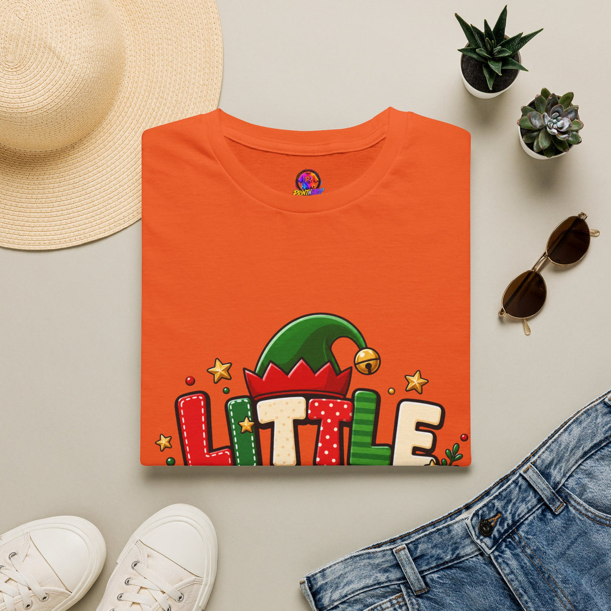 Little Elf Christmas T-Shirt — Cute Holiday Kids/Family Elf Tee