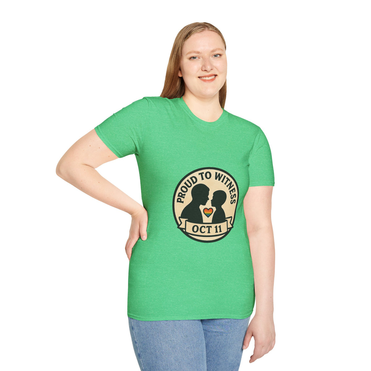 T-Shirt — Proud to Witness Oct 11 Badge Tee - Trending Now - October 2026