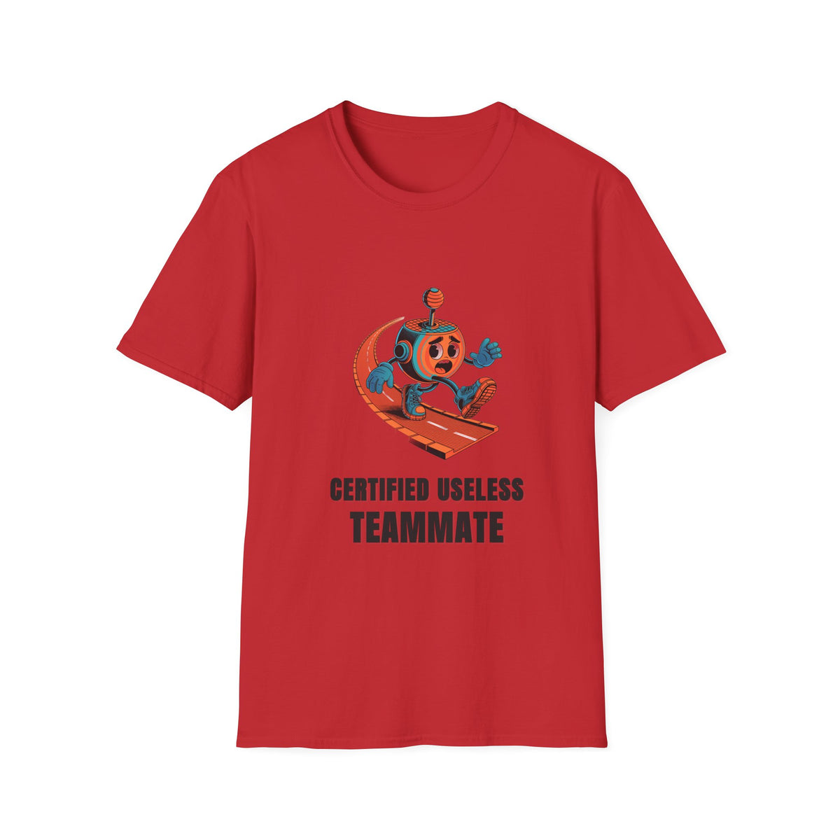 Certified Useless Teammate T-Shirt — Retro Robot Graphic - Trending Now - August 2026