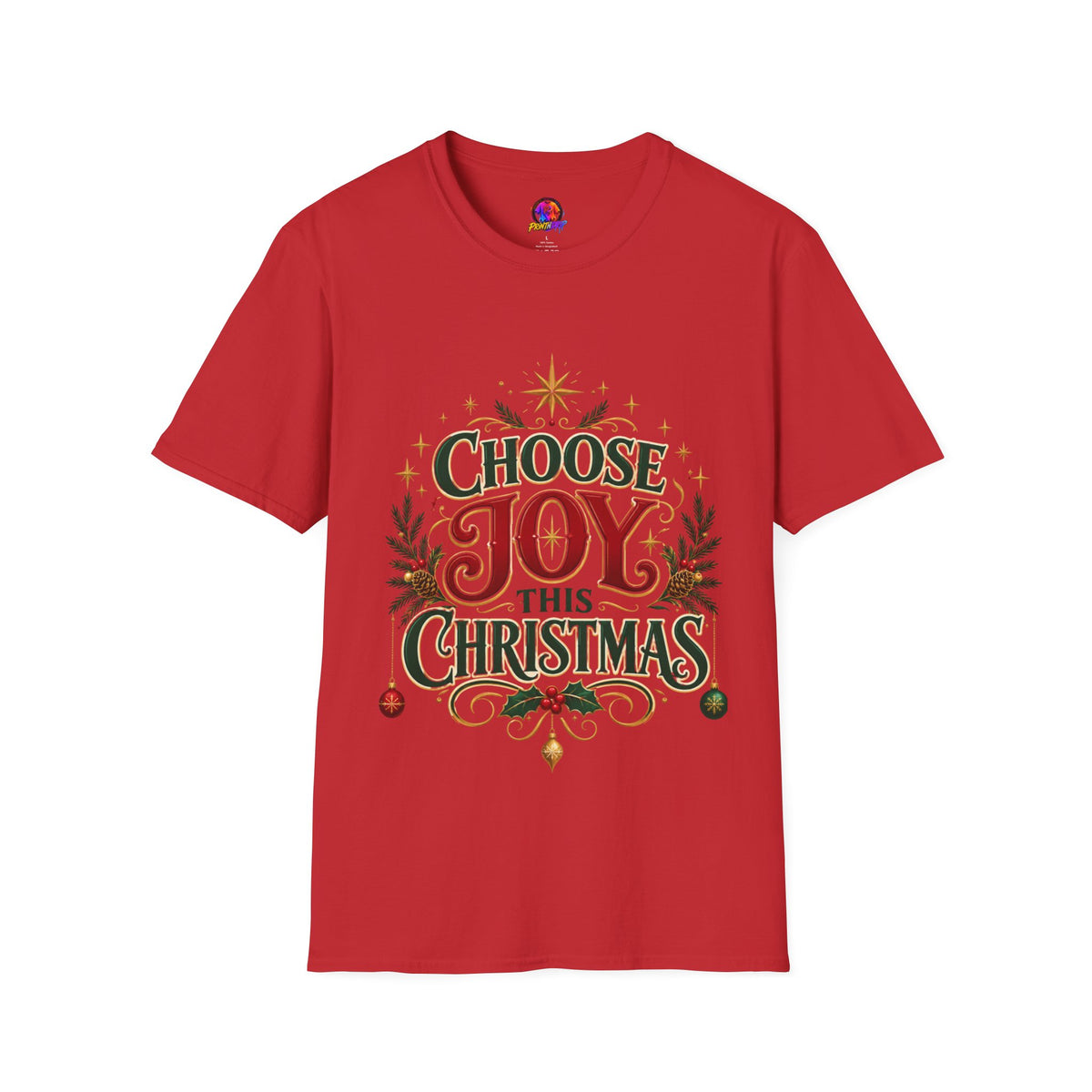 Choose Joy This Christmas T-Shirt — Festive Holiday Graphic Tee