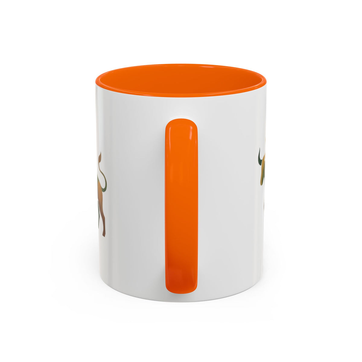 Taurus Geometric Bull Accent Coffee Mug — Taurus Zodiac Gift