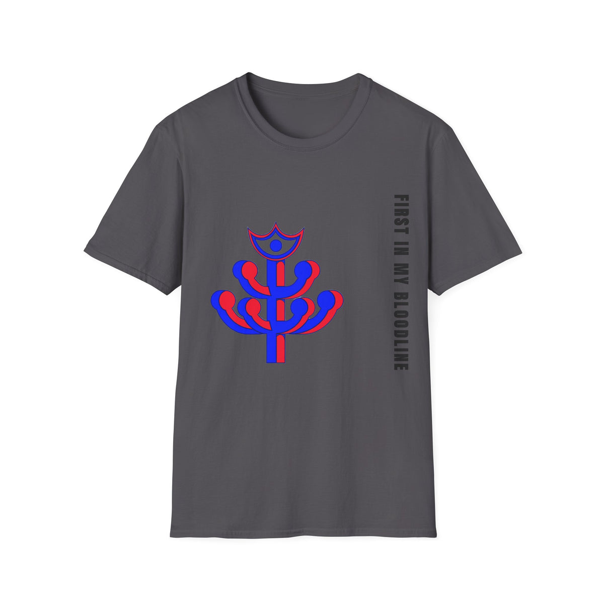Abstract Floral Tee — Modern Red & Blue Graphic T-Shirt - Trending Now - September 2026