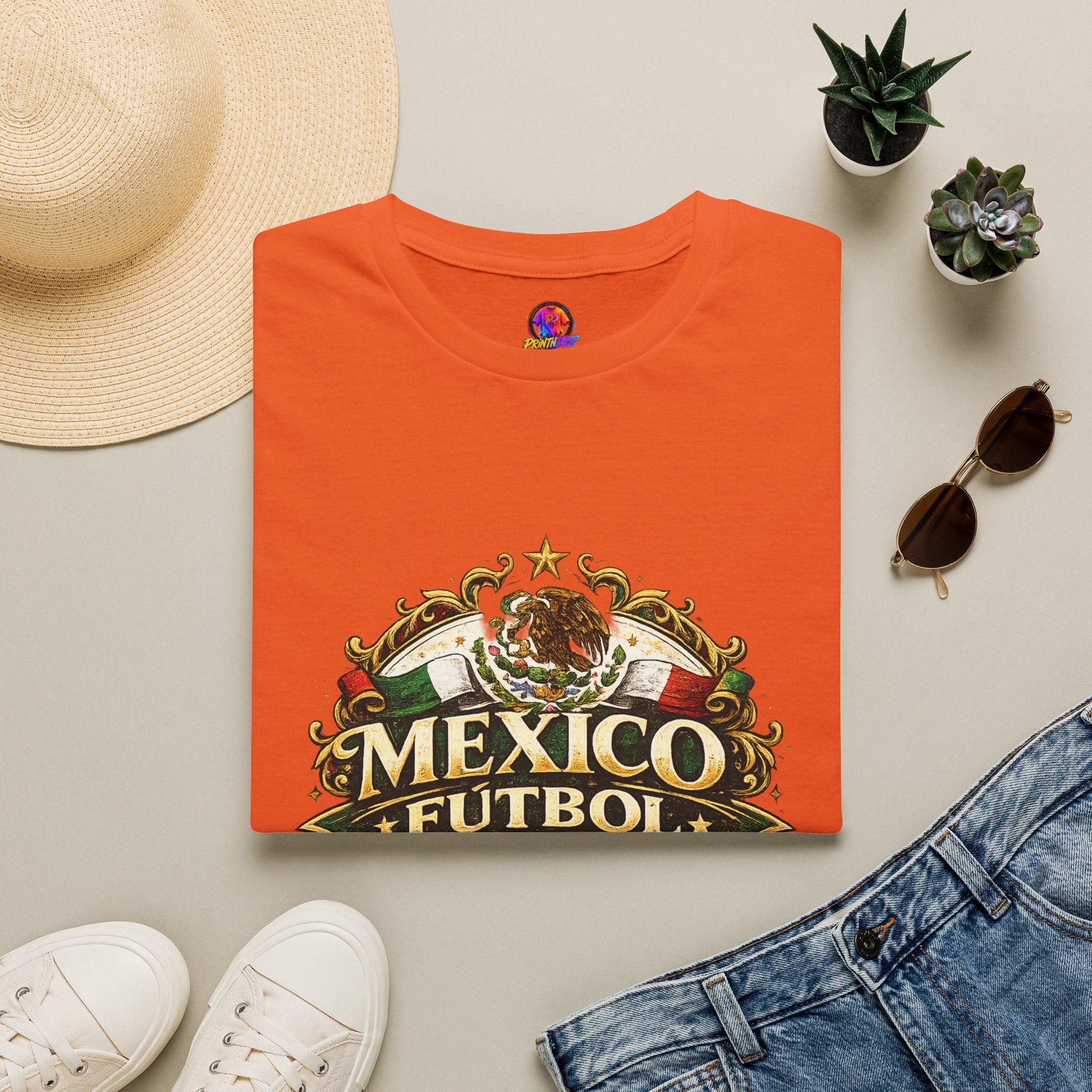 Mexico Fútbol Orgullo T-Shirt — Mexican Soccer Pride Graphic Tee