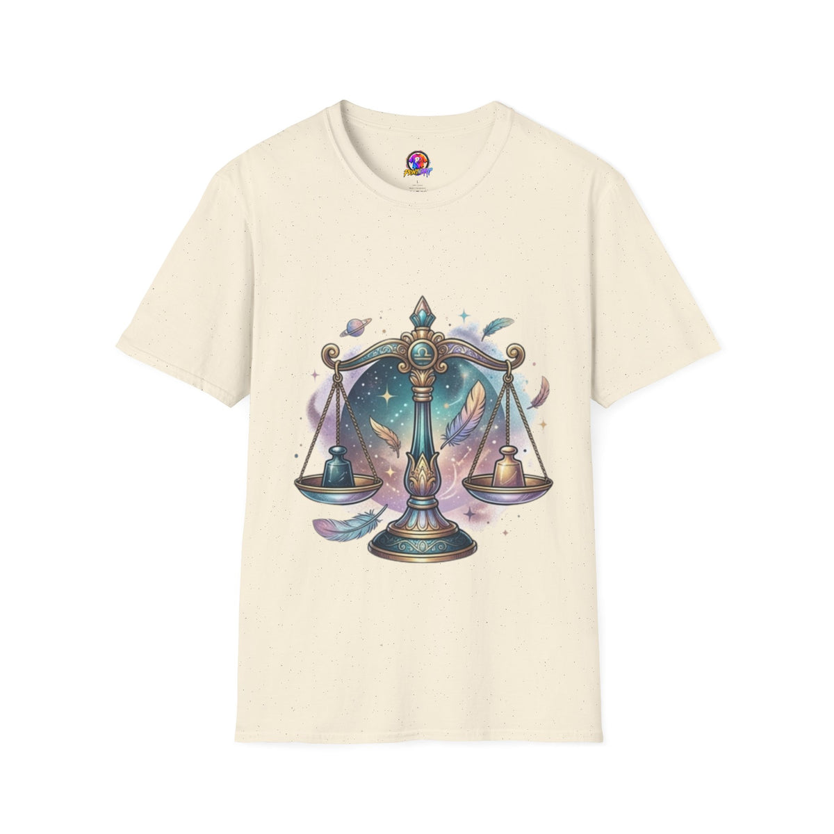 Libra Scales Zodiac T-Shirt — Celestial Astrology Graphic Tee