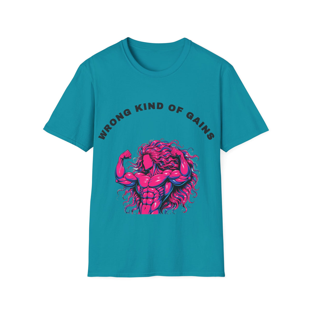 T-Shirt — "Wrong Kind of Gains" Muscle Monster Graphic Tee - Trending Now - September 2026