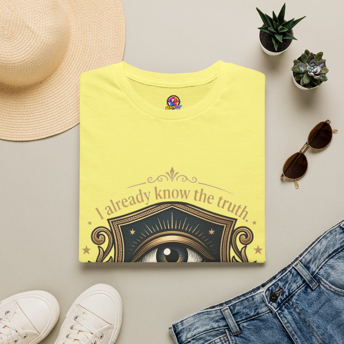 I Already Know the Truth Scorpio T-Shirt — Mystical Third Eye Zodiac Tee