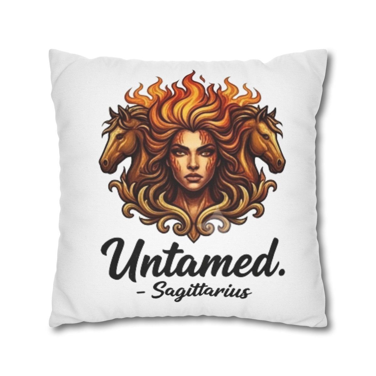Sagittarius 'Untamed' Decorative Pillowcase – Astrology Zodiac Home Accent