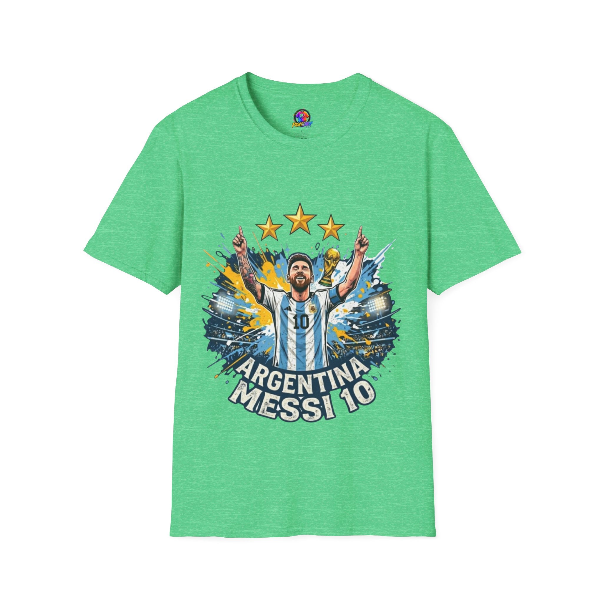 Argentina Messi Soccer T‑Shirt — World Cup Champion Fan Tee