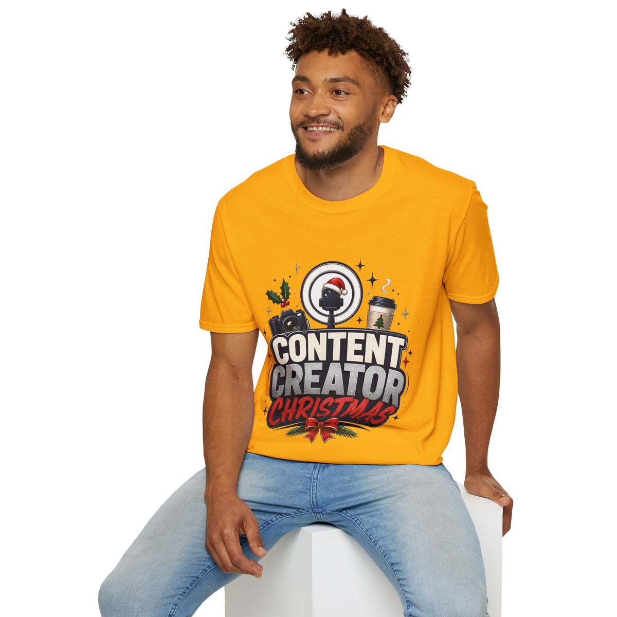 Content Creator Christmas T-Shirt