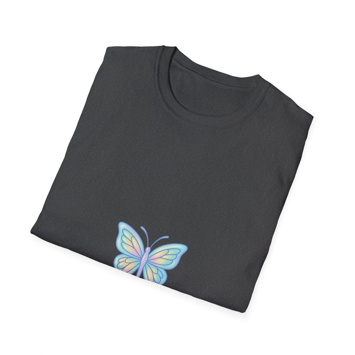 Butterfly Pastel Tee — 'Flutter & Fly' Small Chest Graphic T-Shirt - Trending Now - October 2026