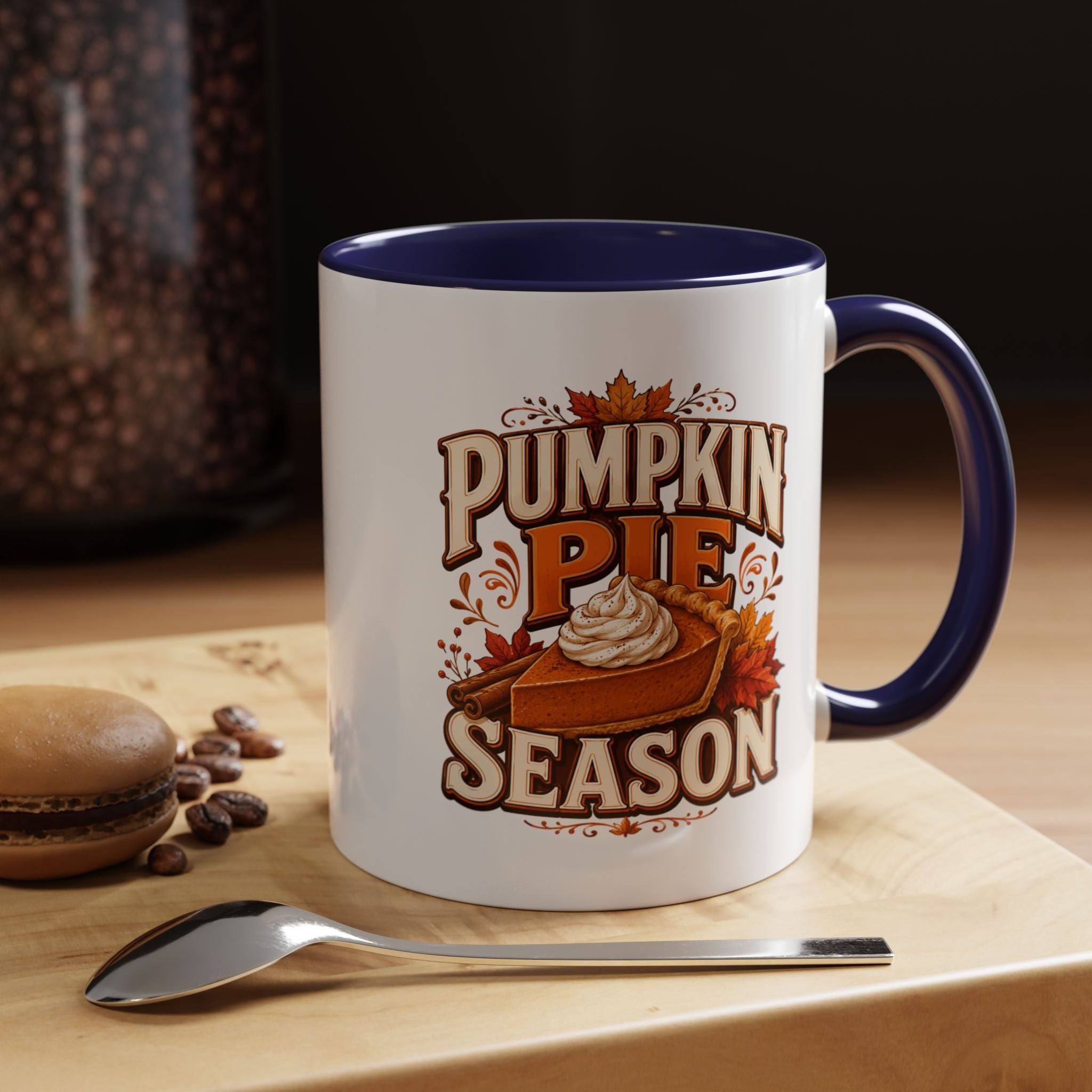 Thanksgiving Mug Pumpkin Pie Season Coffee Mug — Fall Thanksgiving Accent