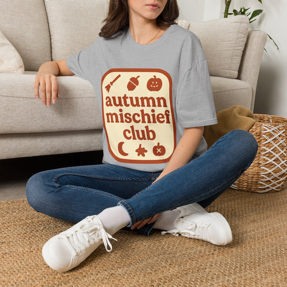 Autumn Mischief Club T-Shirt — Cozy Fall Graphic Tee - Trending Now - August 2026