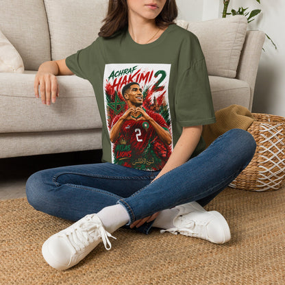 Achraf Hakimi #2 Soccer T-Shirt — Morocco Football Fan Tee