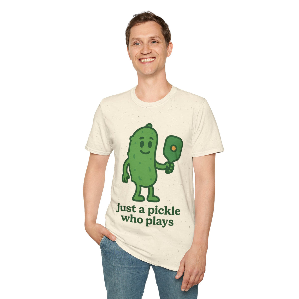 Pickle Shirt — "Just a Pickle Who Plays" Cute Pickle Gamer Tee - Trending Now - September 2026