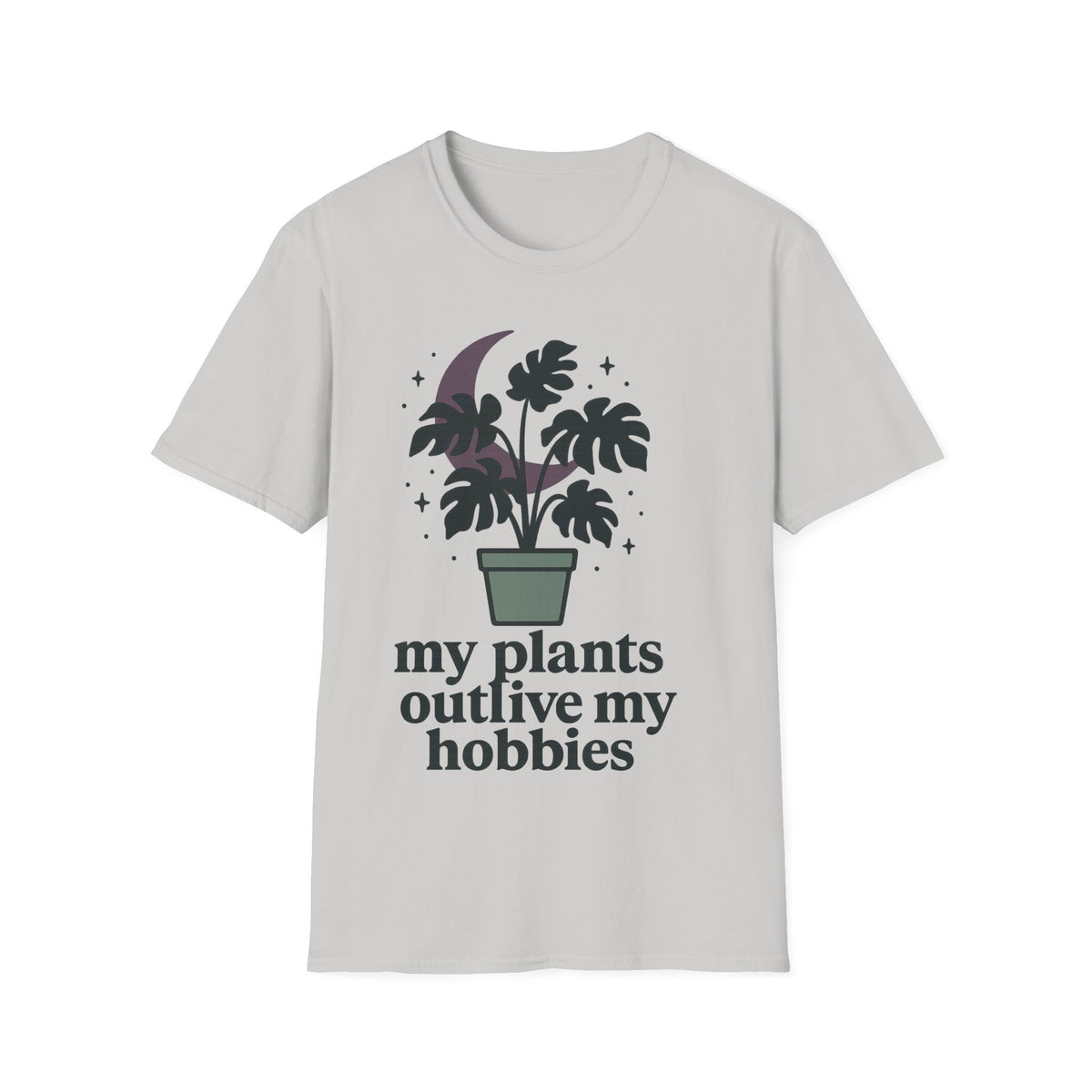 Botanical Moon Plant T-Shirt — “Plants Make Me Happy” Graphic Tee - Trending Now - September 2026
