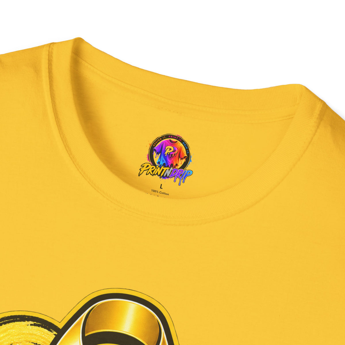 Gold September T-Shirt — Childhood Cancer Awareness Ribbon Tee
