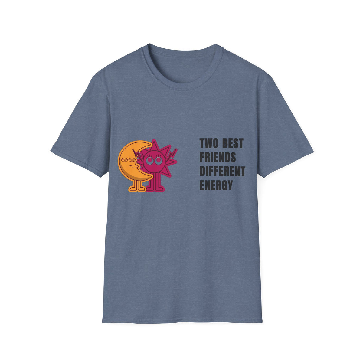 Two Best Friends Different Energy T-Shirt — Cute Cartoon Cat Duo Tee - Trending Now - September 2026