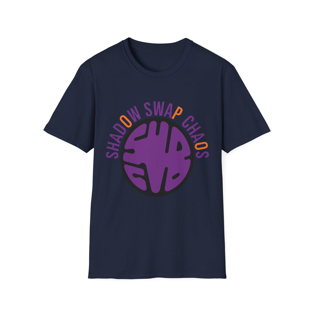 T-Shirt — "Shadow Swap Chaos" Purple Brain Graphic Tee - Trending Now - August 2026