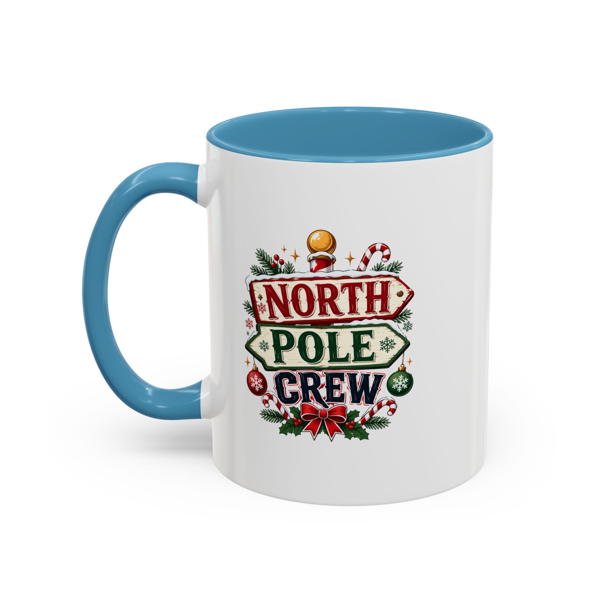 Accent Coffee Mug North Pole Crew