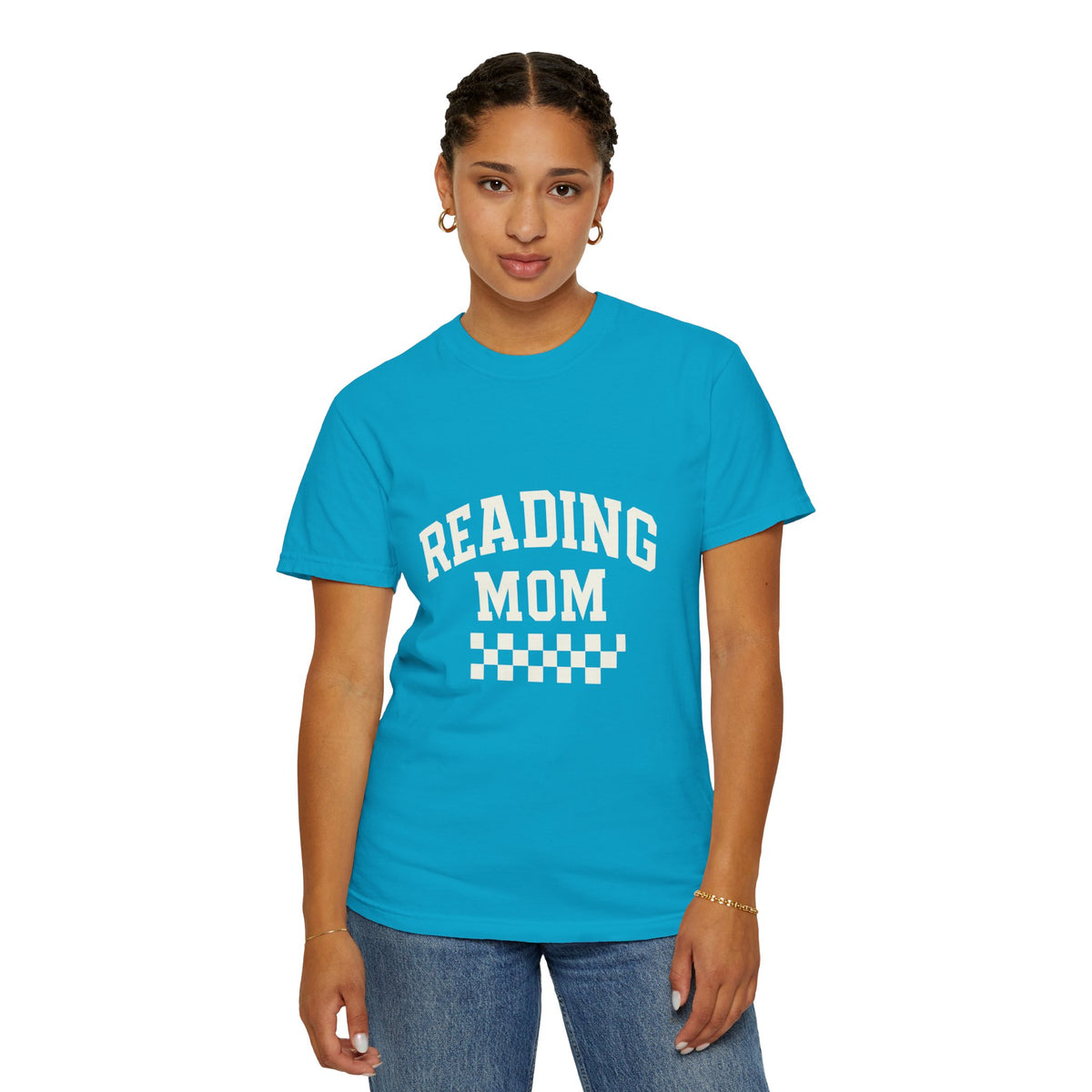 Reading Mom T-Shirt — Vintage Checkbook Style Graphic Tee for Book-Loving Moms - Trending Now - October 2026